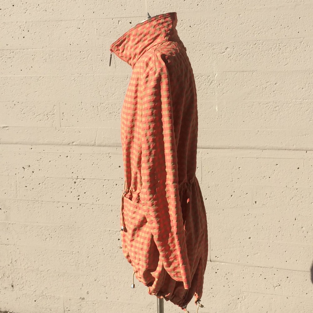 Mycra Pac One Checkered Gingham Drawstring Jacket - Picture 4 of 12